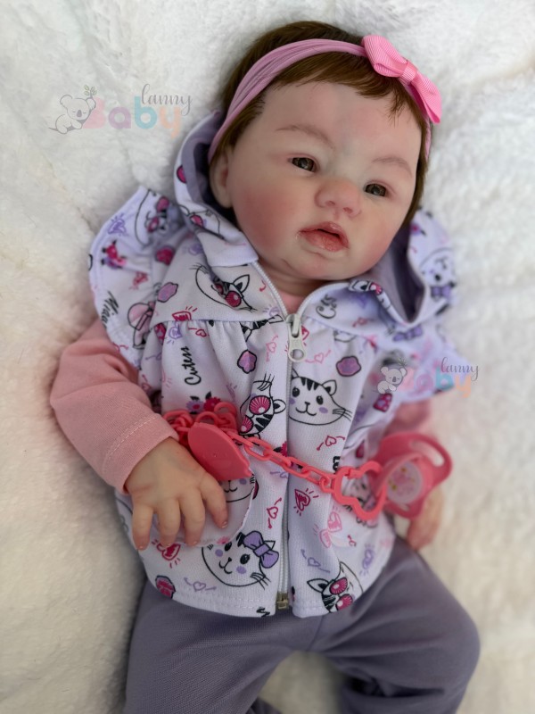 Bebê de Silicone Sólido Cecília - Kit Base