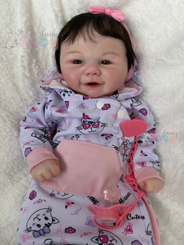 Bebê de Silicone Sólido Julia - Kit Base