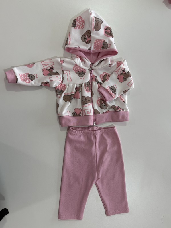 Conjunto de Moletom Preguiça