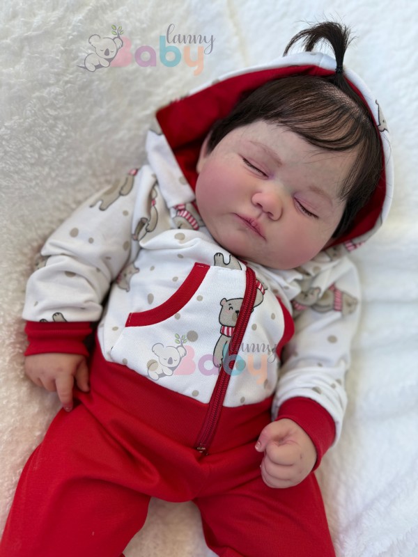 Bebê Mavie (Cabelo Castanho Escuro) - Kit Completo