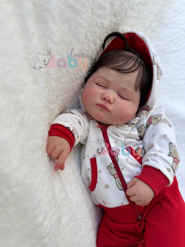 Bebê Mavie (Cabelo Castanho Escuro) - Kit Completo