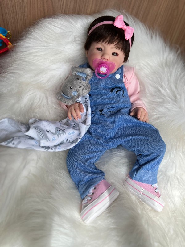 Bebê Reborn Olivia - Kit Completo